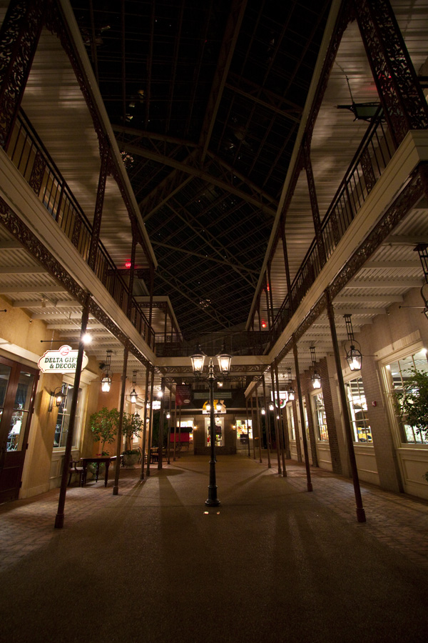 The street scene of Delta Island.