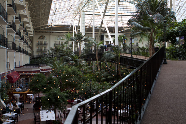 A view of the Garden Conservatory area.